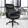 Office Desk Chair with High Quality PU Leather;  Adjustable Height/Tilt;  360-Degree Swivel;  400LBS; Black