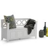 Amherst - Entryway Storage Bench - White