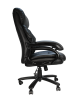 Office Desk Chair with High Quality PU Leather;  Adjustable Height/Tilt;  360-Degree Swivel;  400LBS; Black