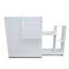 Bathroom Storage Cabinet Side Cabinet Space Saving Cabinet; White