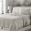 4 Pcs Bedding Sets Queen, Premium Linen Bedding Sheets & Pillowcases, Queen Bedding Sets, Greige Bedding Sheet & Pillowcase Sets