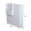 Bathroom Storage Cabinet Side Cabinet Space Saving Cabinet; White