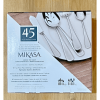 NWB MIKASA Bravo Satin 45 Pc Service For 8- Serving Set Stainless 18/10 Flatware