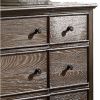 ACME Baudouin Dresser in Weathered Oak 26115