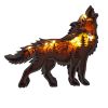 Wooden Animal Wolf Statue Creativity Wolf Totem Office Home Decorate Crafts Christmas Gift North Forest Elk Brown Wolf Ornaments