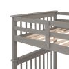 Stairway Twin-Over-Twin Bunk Bed with Storage and Guard Rail for Bedroom, Dorm