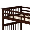 Stairway Twin-Over-Twin Bunk Bed with Storage and Guard Rail for Bedroom, Dorm