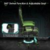 Computer Massage Gaming Recliner Chair with Footrest